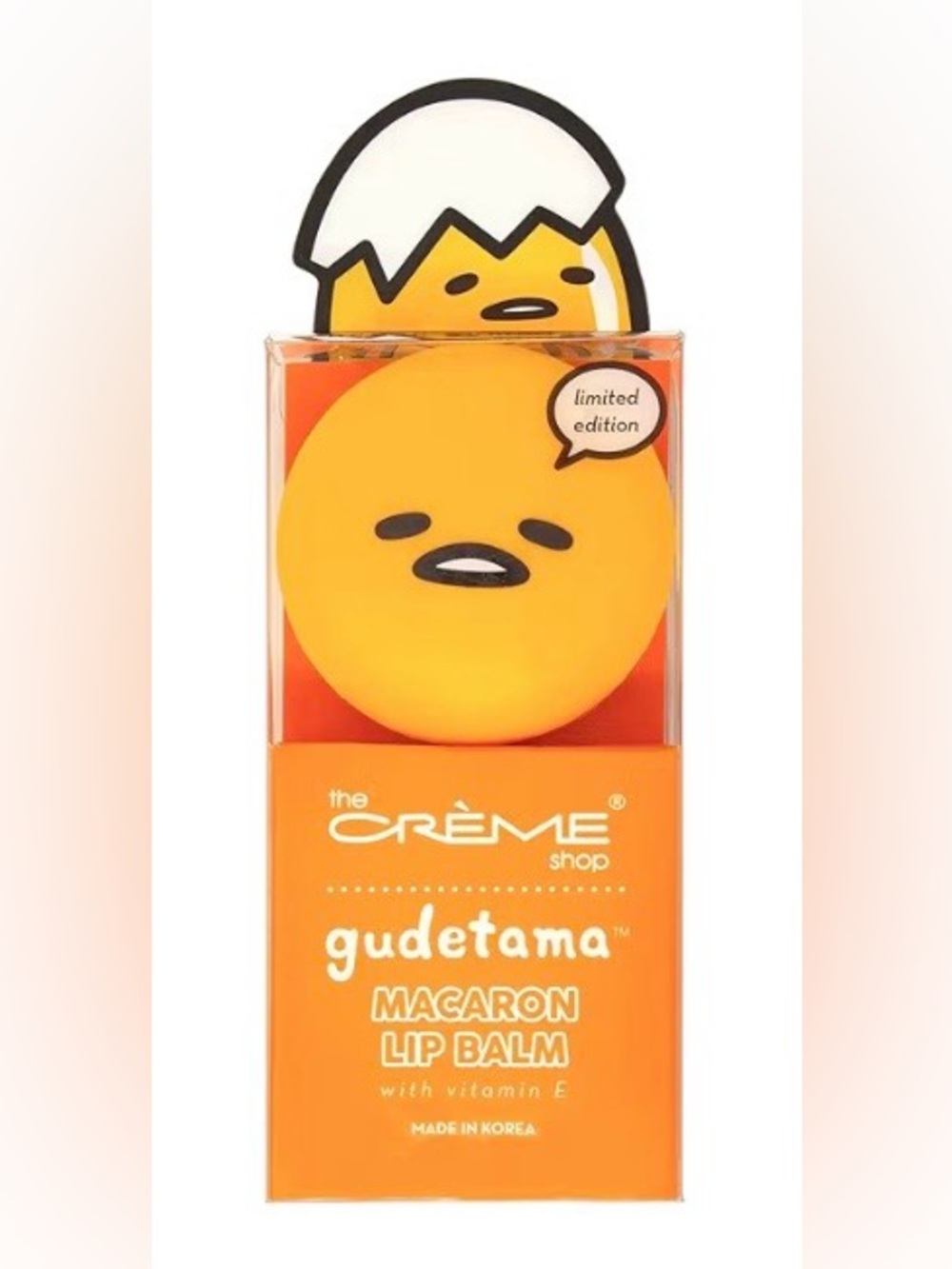 The Crème Shop Gudetama Macaron Lip Balm - NWT
